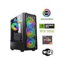 Xaser Armor X80 R5-5500 32 GB 512 GB M.2 NVMe SSD 6 GB RTX3050 Free Dos Masaüstü Oyuncu Bilgisayarı