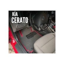 Kia Cerato 2013-2018 Premium Eva Akıllı Oto Paspas-metal Topukluk Siyah