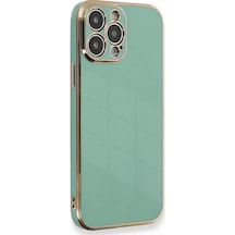 Apple İphone 15 Pro Kılıf Volet Silikon - Açık Yeşil Çok Renkli