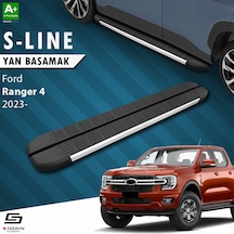 S-dizayn Ford Ranger 4 S-line Aluminyum Yan Basamak 203 Cm 2023 Üzeri A+ Kalite