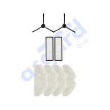 Dreame F9 Pro Uyumlu 2 Yan Fırça 2 Filtre 4 Mop Pkt-iasgf0000284