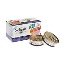 Schesir Multipack Sığır Etli ve Ton Balıklı Konserve Yetişkin Kedi Maması 6 x 50 G