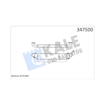 Kale 347500 Turbo Radyatörü Intercooler - Mercedes C-class 2001-2002 C 230 Kompressor 2035000600 - 2035000000 - A2035000000 - A2035000600 - 2035000400 - A2035000400