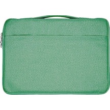 13,3 İnç Dizüstü Dizüstü Bilgisayar Kılıfı Oxford Kumaş Yumuşak Kabarık Astar Kapak Taşıma Çantası - Yeşil Çok Renkli