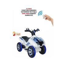 Kumandalı Akülü Araba 6 Volt 2-4 Yaş Polis