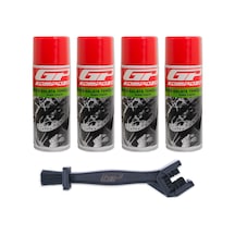GP Kompozit BKM05 Motosiklet Bakım Seti (4 X Balata Spreyi + Zincir Temizleme Fırçası)