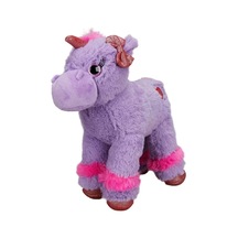 Mey İthalat Unicorn Renkli Peluş At 28 Cm. Mor