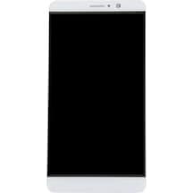 Huawei Uyumlu Mate 9 Lcd Ekran Beyaz Çıtalı