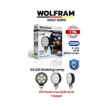 Wolfram 32306 Çalışma Lamba Wolfram Yuvarlak Midi 2040 Lümen
