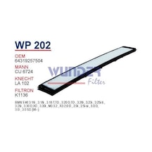 WUNDER WP202 Polen Filtresi Bmw 3 Serie E46 - X3 E83