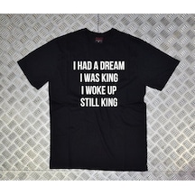 Stoned&Fame I Am Dream Baskılı T-shirt SIYAH Siyah