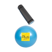 Pilates Topu 65 Cm Ve Pilates Minderi 10 Mm Şişirme Pompası Hediyeli Mavi