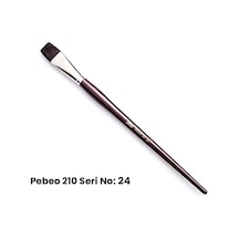Pebeo 210 Seri Samur Düz Kesik Uçlu Fırça No 24