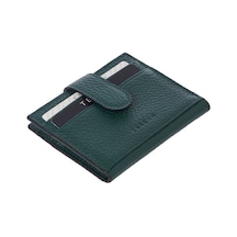 Tergan Koyu Yeşil Deri Erkek Kredi Kartlık - S1kk00001617-ı5t Yeşil