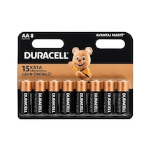 Duracell Lr6 Mn1500 Aa 1.5v Kalem Alkalin Pil 8'li   Paketi