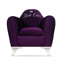 İsimli Kişiye Özel Çocuk Koltuğu 1-6 Yaş - Mor