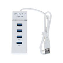 4 Bağlantı Noktası Usb 3.0 Şarj Cihazı Hub Beyaz