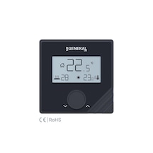 General Life Mitra Fh25s Yerden Isıtma Termostatı - Siyah