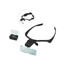 Işıklı Gözlük Büyüteç - 5 Farklı Lens 9892b A0a8b