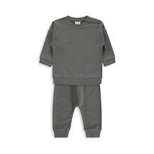 Civil Baby Basic 6-18 Ay Takım - Gri Antrasit
