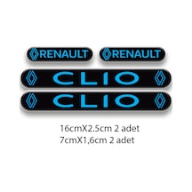 Otomobil Stıcker Seti Clio 3d Damla 4'lü 5 Nötr