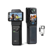 Sjcam C400 Pocket 4k Uhd 3'ü 1 Arada Titreşim Engelleme Çift Ekranlı Vlog Aksiyon Kamerası