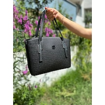 Just Polo Günlük Kombinlere Uygun Kadın El Ve Omuz Çantası 440113mh Siyah Düz