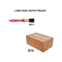 Izmir Fırça Arge Toptan Luna Yağlı Boya Fırçası No 1 - 12 Adet