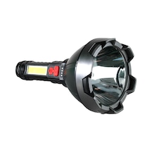 Panther PT-6104 USB Şarjlı Led El Feneri 3W 800 Lümen Siyah