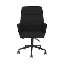 Hunt Mobilya Vaga Siyah Kumaş Ofis Çalışma Koltuğu