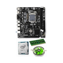 J-tech İ7 2600 8gb Ram Fan H61 Bundle Anakart Komple Set H61.i78gb