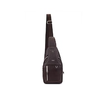 Tamer Tanca Erkek Hakiki Deri Kahverengi Body Bag Çanta 1012 230204 Erk Cnt Sk25-26 Kahve Fltr Kahverengi