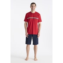 U.S. Polo Assn. U.s Polo Assn. 19005 Erkek Kısa Kollu Şortlu Pijama Takımı-kırmızı U.S. Polo Assn. U.s Polo Assn. 19005 Erkek Kısa Kollu Şortlu Pijama Takımı-kırmızı
