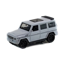 Metal Mercedes G63 Çek Bırak Model Araba Beyaz 12 Cm