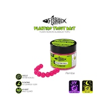 Yüzen Silikon Alabalık Topu - Fishack Eggx - 40 Adet - Peynir Kokulu - Renk Pembe