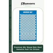 Premium Nbr Masaj Matı Mavi Rahatlık Pedi Yer Örtüsü