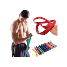 Sones Direnç Bandı Lateks Güç Antrenmanı Direnç Halkası Çekme Hareketi Destekli Halka Yoga Elastik Bant, Özellikler: 2080x4.5x64mm Mavi