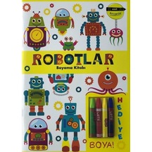 Minik Ressamlar - Robotlar Boyama Kitabı- Doğan ve Egmont Yayıncılık