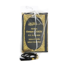 50 Adet - Isim Baskılı Ciltli Yasin Kitabı - Orta Boy - Inci Tesb N11.2535
