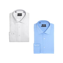 Pıngomlek Kensıngton Montello Vesta Ikili Set 6 Erkek Gömlek Mavi