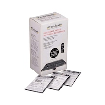 Theraband Thera Band 1,5 Metre Siyah Paketli Egzersiz Pilates Bandı,siyah Direnç Lastiği Siyah