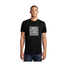 The Witcher Straight Outta Kaer Mohen Baskılı Siyah Erkek Tshirt