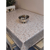 Elyaflı Pvc Muşamba - Desenli Silinebilir Masa Örtüsü Mrl207b Renkli