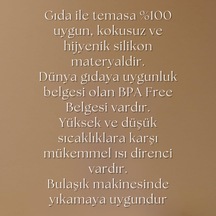 30041-1 Silikon Yuvarlak Kek Kalıbı Krem 24cm Çok Renkli