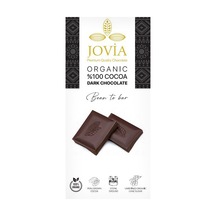Jovia Organik %100 Kakao Bitter Çikolata 75 G - 7 Adet Tarı