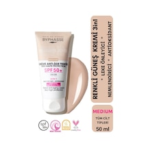 Byphasse Anti-Aging 3'ü 1 Arada Renkli Güneş Kremi Medium SPF50+ 50 ML