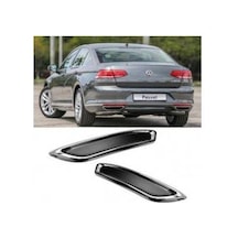Vw Passat B8 2016 Ve Üstü Difüzör Kromu 2 Parça