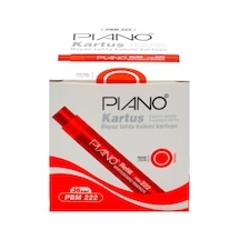 Piano Beyaz Tahta Kalemi Kartuşu Kırmızı 36 Lı (1 Kutu)