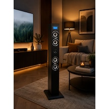 Som Tower Speaker Ohm-1608 Bluetooth Dikey Hoparlör
