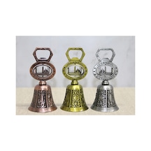 3 Adet El Çanı Açacaklı İstanbul Temalı, El Zili, Bottle Opener, Hand Bell, Souvenir